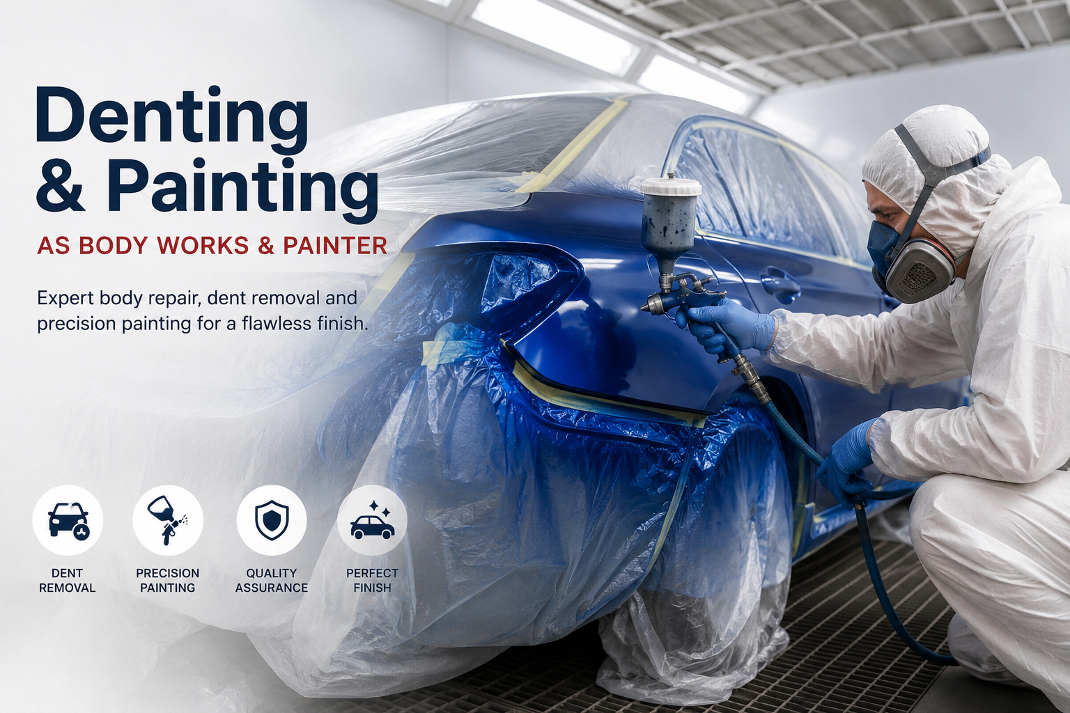Denting and painting