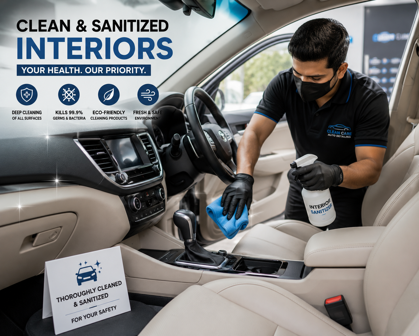 Cleaning and sanitizing